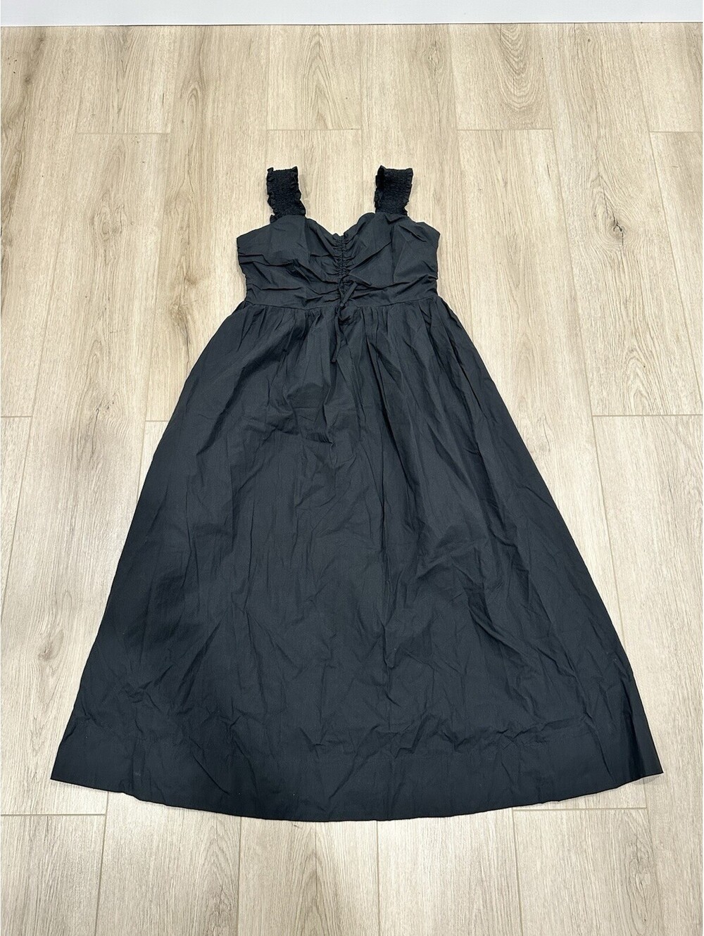 NWT Rails Women's Black Irisa Poplin MIDI Dress Size Medium